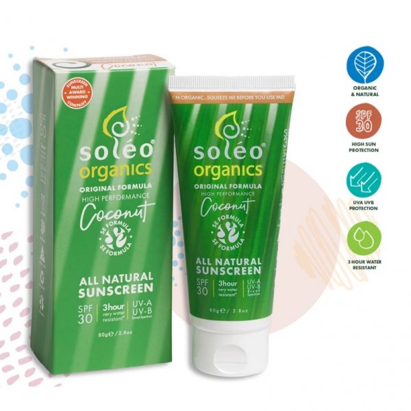 Soleo Organics Sunscreen Coconut High Performance